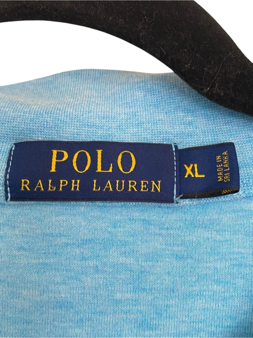 Polo Ralph Lauren Men’s XL Blue Quarter Zip Pullover Pony Logo Sweatshirt
